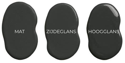 Testvlak-advies voor verschillende glansgraden