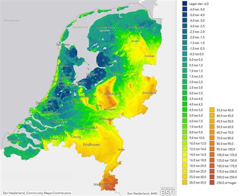 Infographic: bouwpeil en Peil=0 connectie met NAP