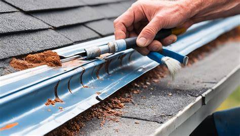 Infographic: Stappenplan reparatie zinken dakgoot
