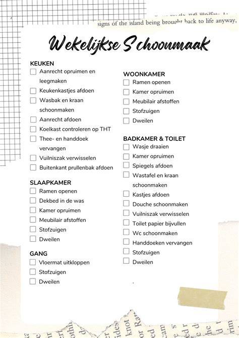 Infographic: Waslijst van benodigdheden en stappenplan