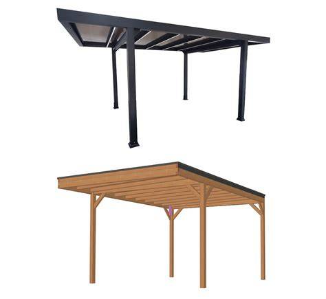 Diagram: houten vs aluminium terrasopbouw