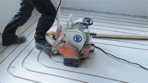 Tabel met indicatieve kosten per vierkante meter voor vloerverwarming infrezen.