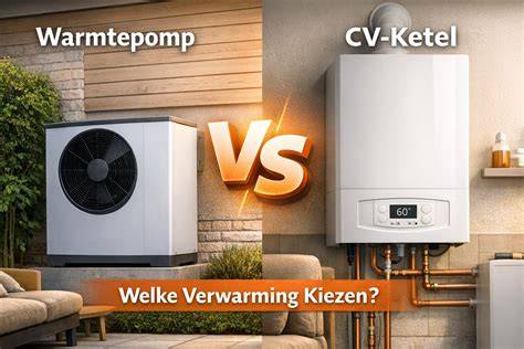 Infographic: Vergelijking warmtepomp vs. cv-ketel
