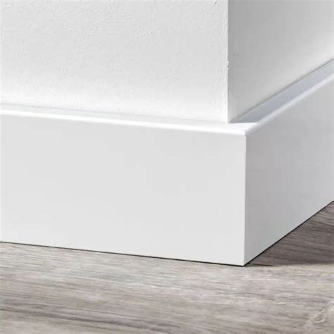 Prijskaart en beschikbare hoogtes MDF Moderne plint