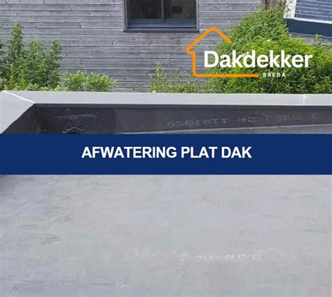 Infographic: werking van spuwers en afwatering op een plat dak