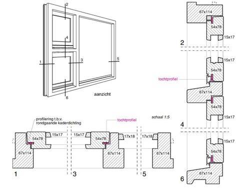 Voorbeeld werktekening kozijnen details