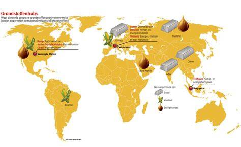 Kaart: Mapai wereldwijd aanwezigheid en productielocaties