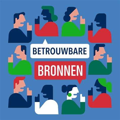 Infographic met betrouwbare bronnen voor gezondheidsinformatie.