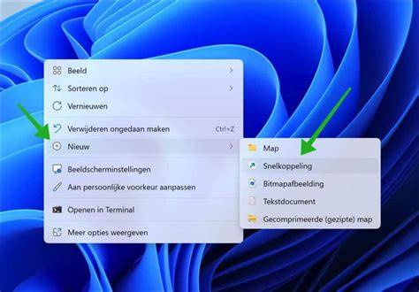 Voorbeeld: Beginscherm Snelkoppeling met contactafbeelding