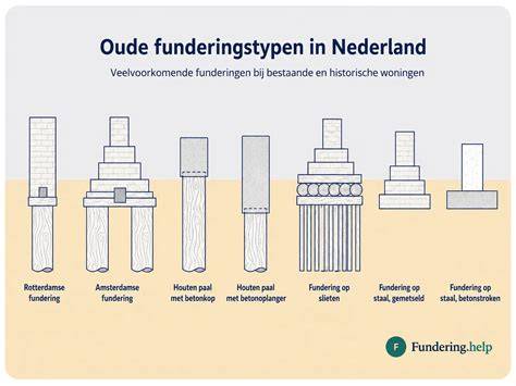 Overzicht funderingstypen: plaatfunderingen, strookfunderingen, poerfunderingen