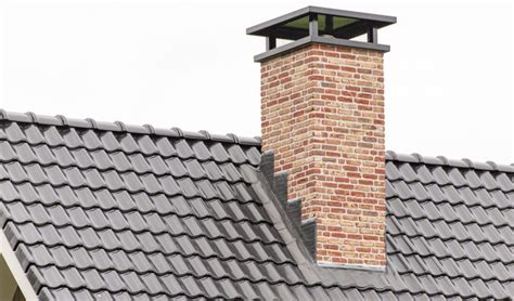 Werkingsdiagram bitumen afdichting rond schoorsteen