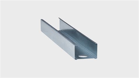 Gedetailleerde tekening van de plaatsing van Metal Stud profielen rondom een dakraam.