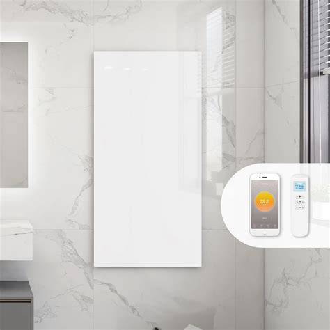 Infraroodpaneel voorbeeld in badkamer