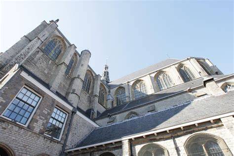Grote Kerk Alkmaar impressie: torenspits en gotische gewelven
