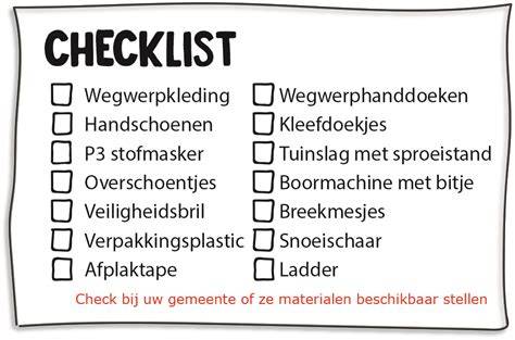 Checklist: benodigde materialen en stappen voor wekelijkse onderhoudsbeurt