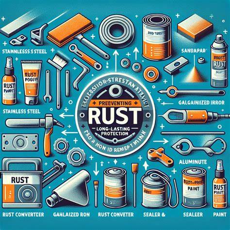 Roestpreventie en tectyl-laag diagram