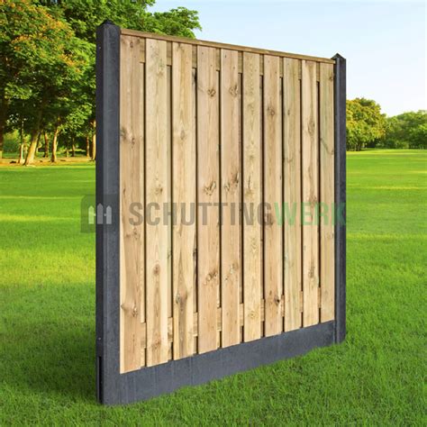 Afbeelding: Getoogde Multi schutting 180x180 FSC/PEFC
