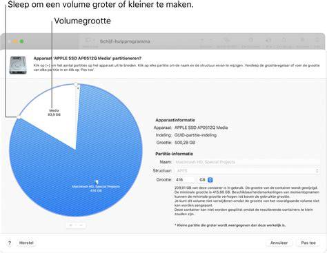 Infographic: basisbegrippen opslag - volume, partitie, partitioneren