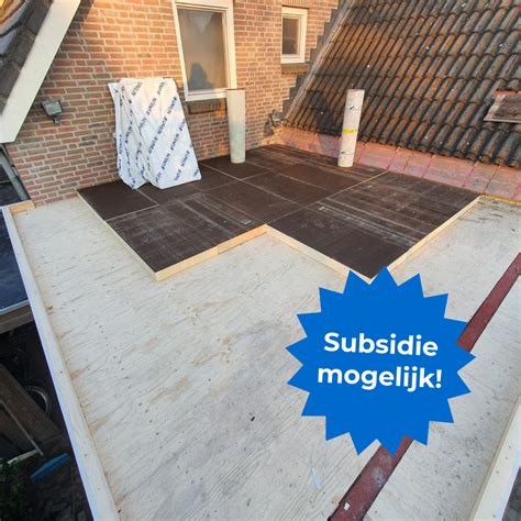 Schema van de verschillende isolatiemethoden voor een plat dak.