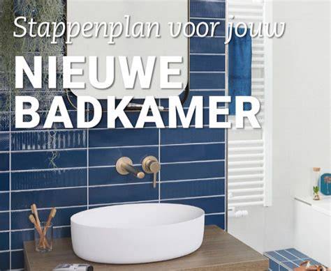 Schematische weergave: Stappenplan ontwerpen badkamer