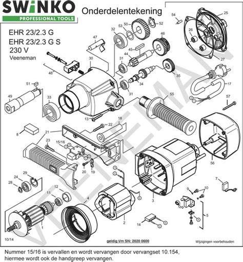 Infographic: werking en onderdelen van de Swinko Mixer EHR 20.1 R