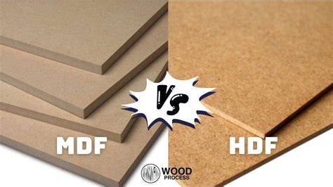 Diagram: Verschillen MDF, HDF en vochtbestendige varianten