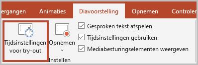 Screenshot van het Animatiedeelvenster in PowerPoint met opties voor tijdsinstellingen