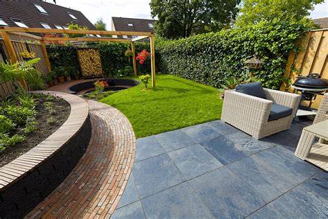 Tuin met drainerende onderbouw