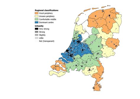 kaart: regio's met dominante verwarmingsvormen (gas, stadsverwarming, hybride, elektrisch)