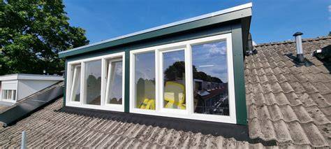 Foto showroom met verschillende dakramen en dakkapellen
