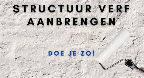 Stappenplan structuurverf aanbrengen
