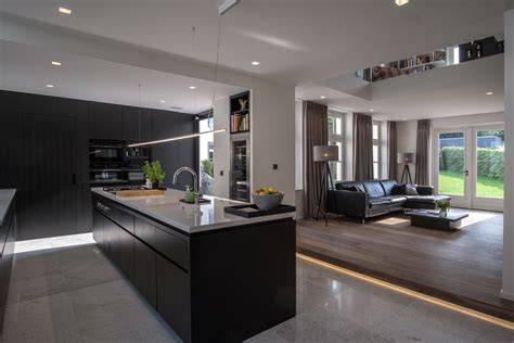 Open woonkamer met open keuken - sfeerbeeld