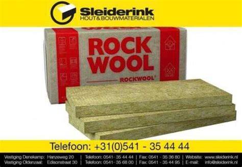 Afbeelding: Rockwool isolatieplaten en dekens in verschillende vormen en toepassingen
