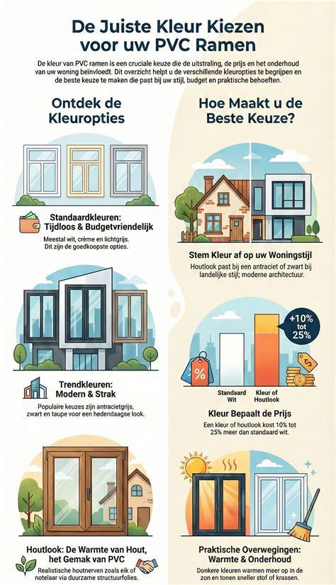 Infographic over typen PVC eindkappen en toepassingsgebieden