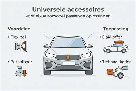 Groot infographic: accessoires en bevestigingsopties