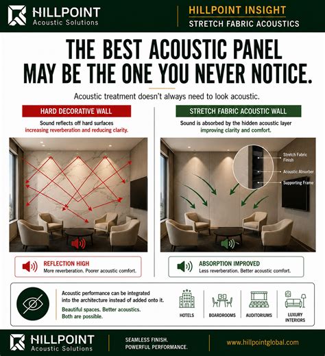 Infographic: Working principle of acoustic panels