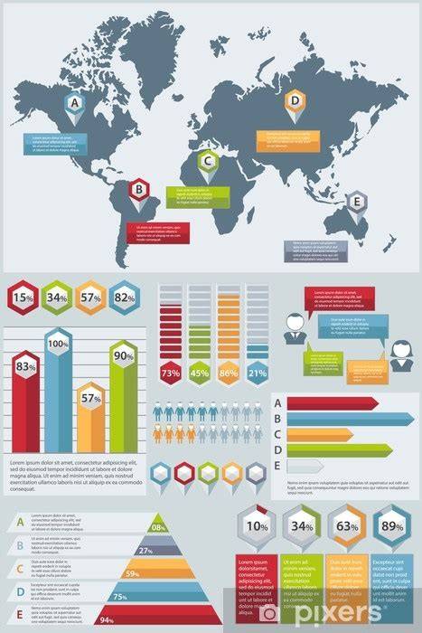 Infographic: 3D fotobehang montageproces en baanlay-out