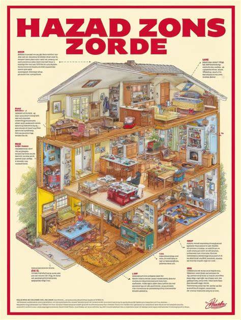 Infographic: zones in een bijkeuken