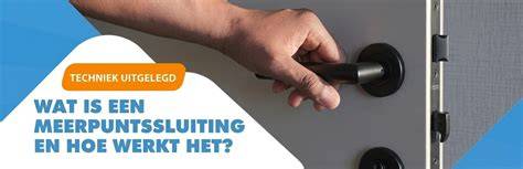 Diagram: hoe een meerpuntssluiting meerdere punten vergrendelt