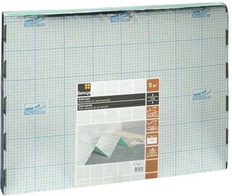 Detailfoto van de Sencys Gold Easy Cut ondervloer, met nadruk op de textuur en snijranden.