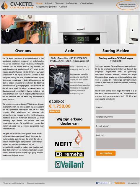 Infographic: onderhoudscheck voor cv-ketel (Wormerveer regio)