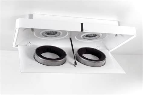 3D-keukenconfiguratie met plafondafzuiging