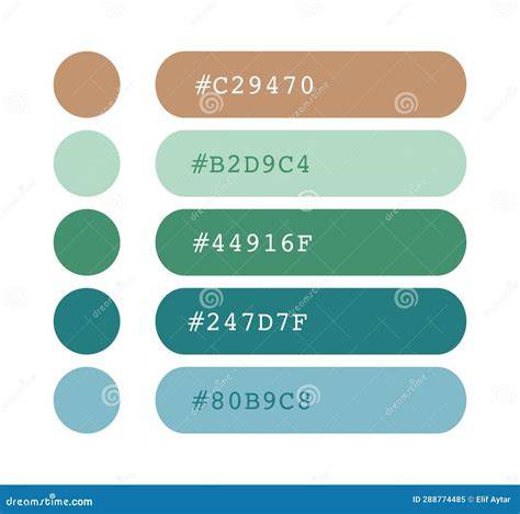 Infographic: 9 populaire groene tinten met merk- en kleurcodes