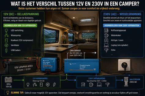 Diagram: verschil tussen 12V-drivers en 230V GU10-armaturen