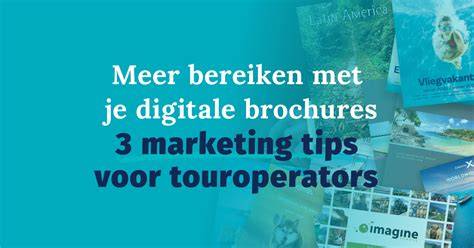 Voorbeeldblad met tegeltrends en brochures