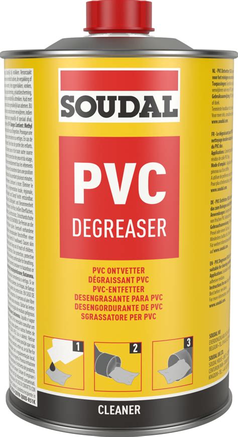 Diagram van het reinigen en ontvetten van PVC buizen voor het lijmen