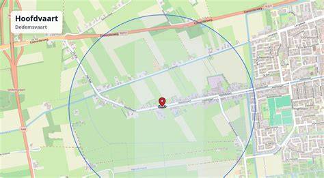Kaart met Dedemsvaart en Stolpersteine-route