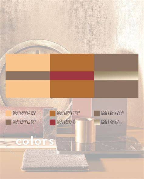 Swatch: kleurenpalet van Honey en Amor tapijten