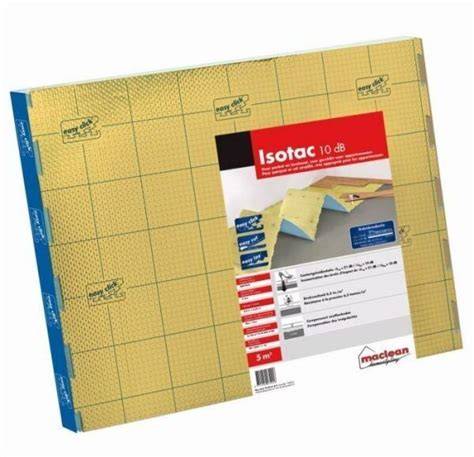 Isotac Gold 10dB ondervloer - bouwplaat en lay-out