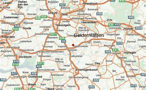 Kaart: Dakdekkersnetwerk in Geldermalsen en omgeving